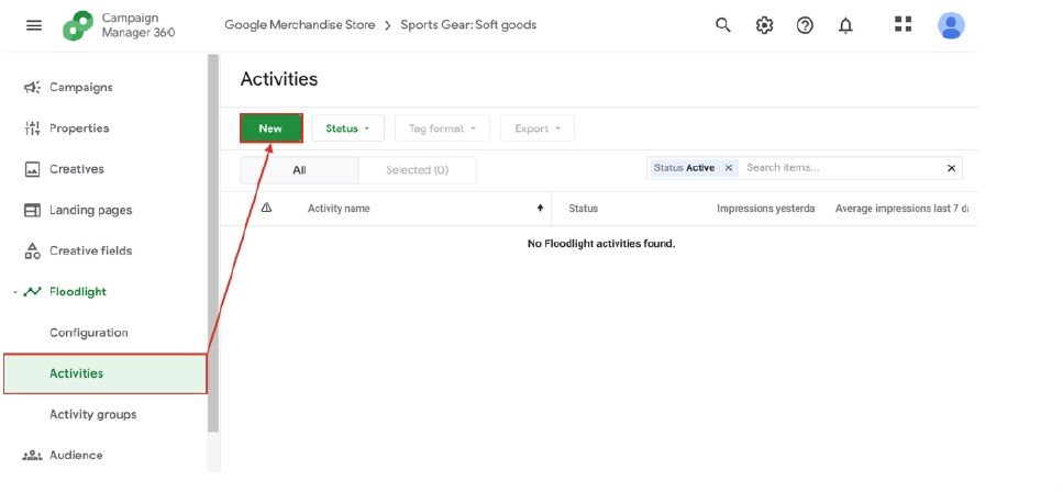 Create FL Activities CM360