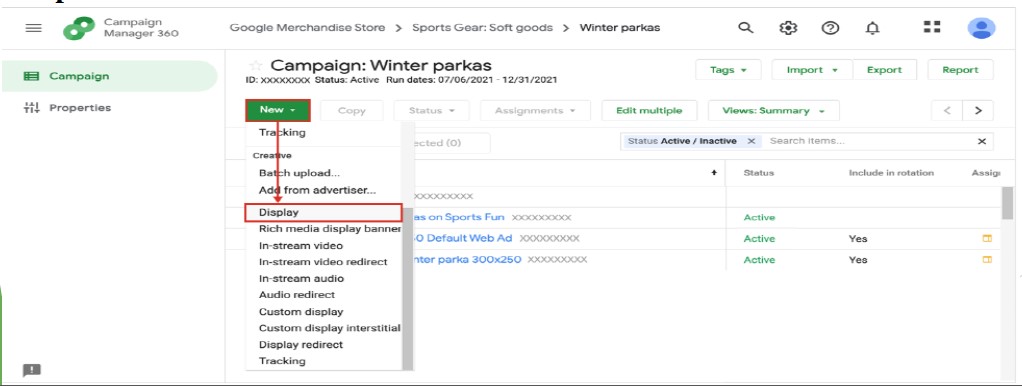 How to upload creative cm360
