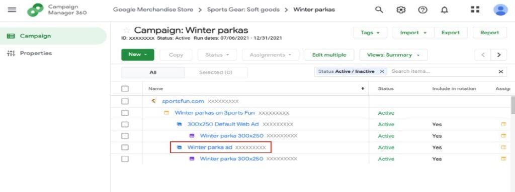 Select Ads CM360