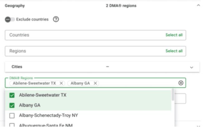 Select Region on Cm360