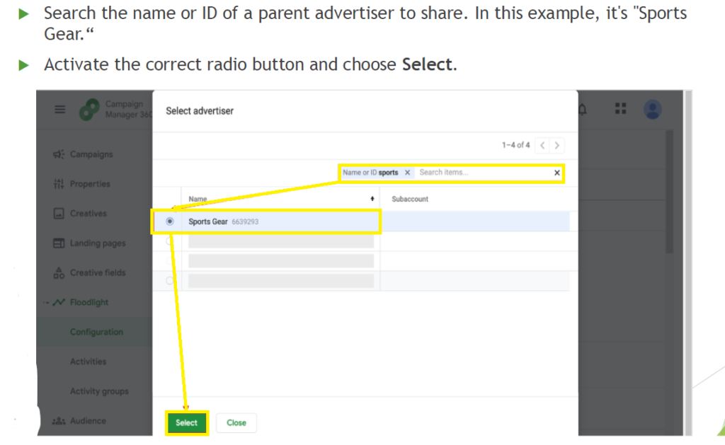 Share Child Advertiser