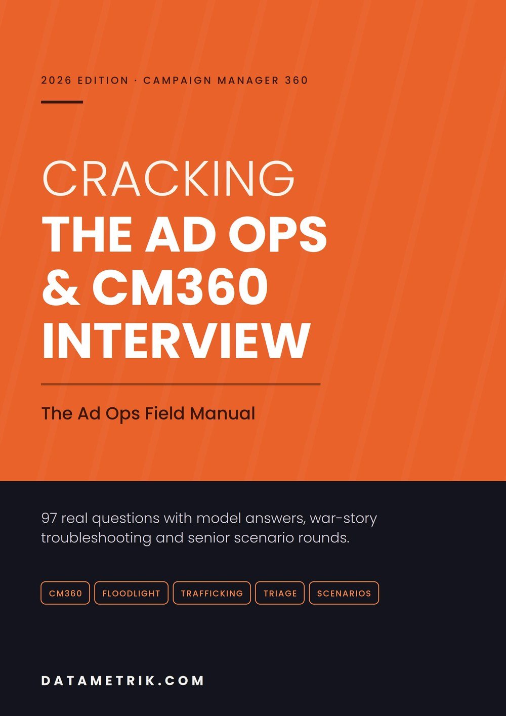 Cracking the Ad Ops & CM360 Interview — the Ad Ops Field Manual, 2026 edition